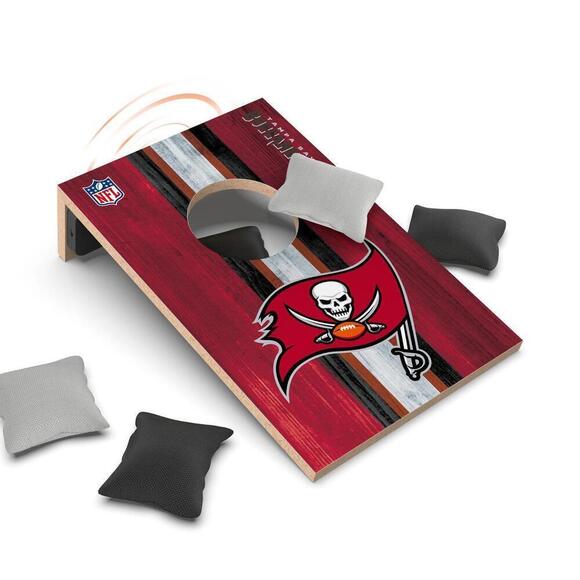 NFL Cornhole Game + Bluetooth Speaker | Tampa Bay Buccaneers - Picture 1 of 3